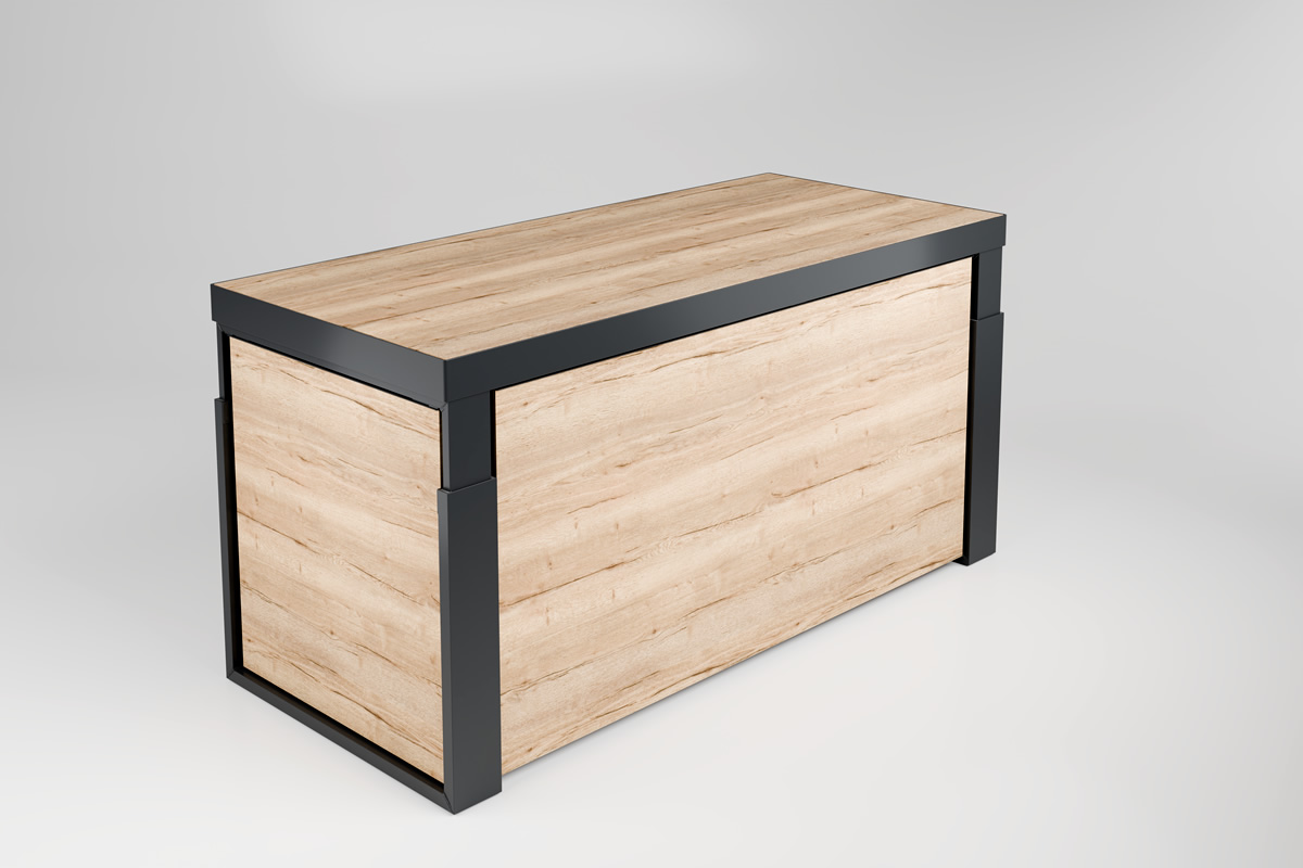 ODO Catering-Tisch, Seitenblenden