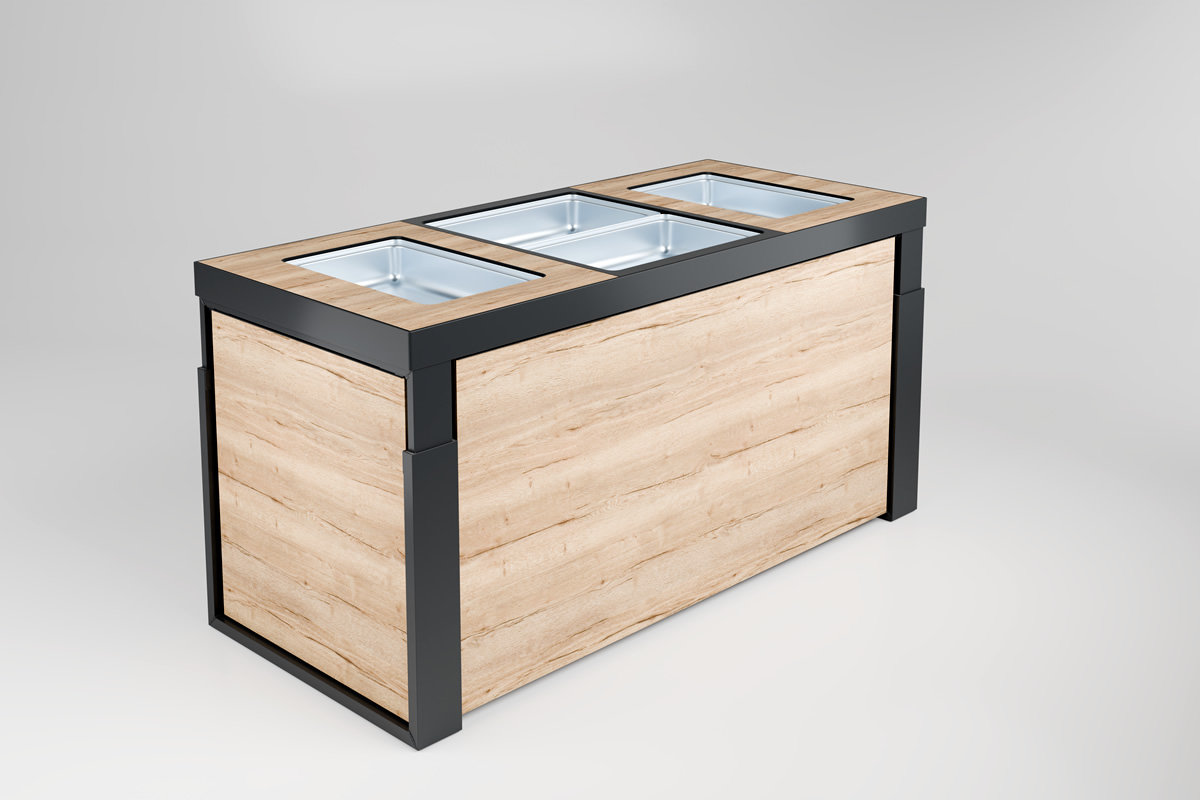 ODO Food-Counter, Rechauds