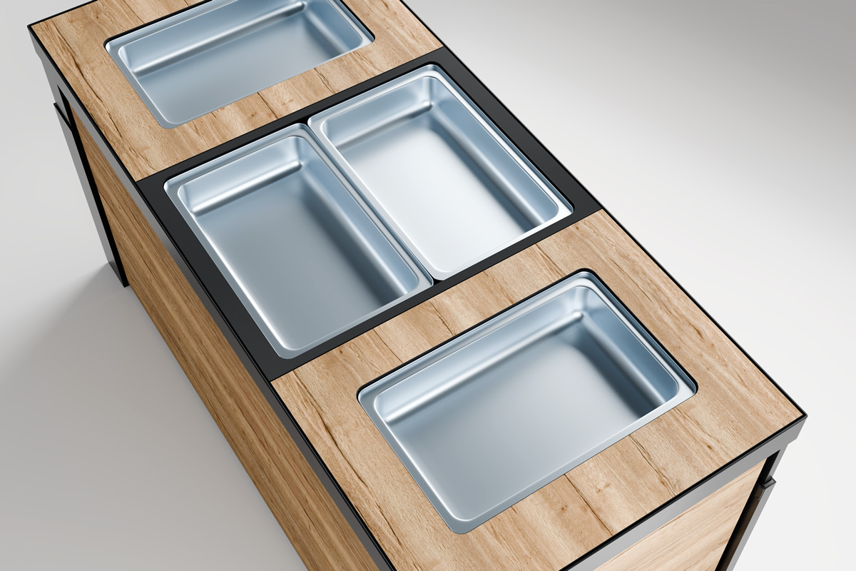 ODO Food-Counter, Rechauds